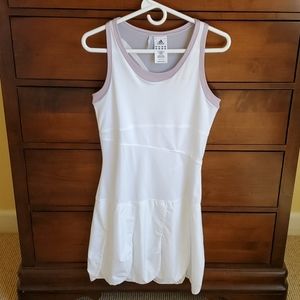 White Adidas tennis dress